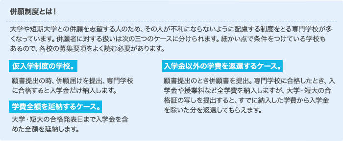 併願制度とは！