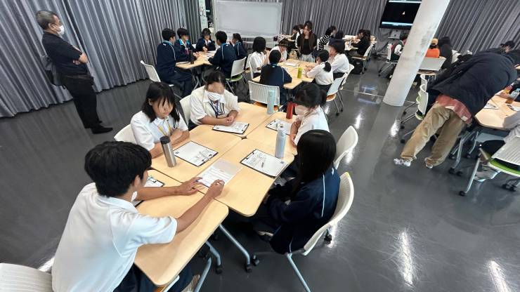 団体見学(上級学校訪問)　開催の模様